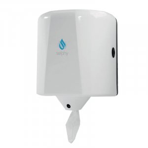 dévidage central sanitaire blanc