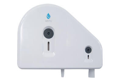 distributeur papier hygiénique double jumbo blanc