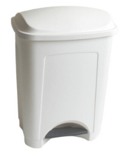 Poubelle tango 50L blanche pour sanitaires